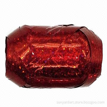 Holographic Ribbon in Egg Shape